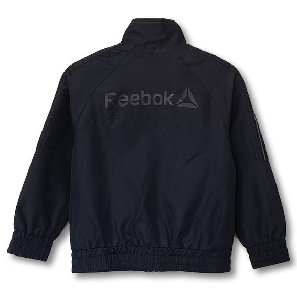 New! Reebok Little Boy's Fleece Lined Lightweight Full Zip Windbreaker Jacket - Picture 2 of 6
